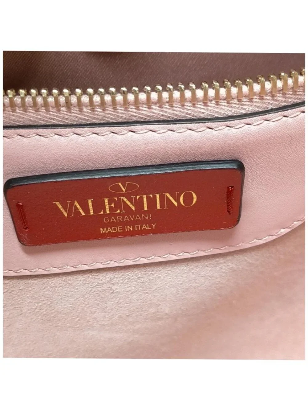 Valentino Garavani Blush Pink Rockstud Large Satchel Shoulder Bag
